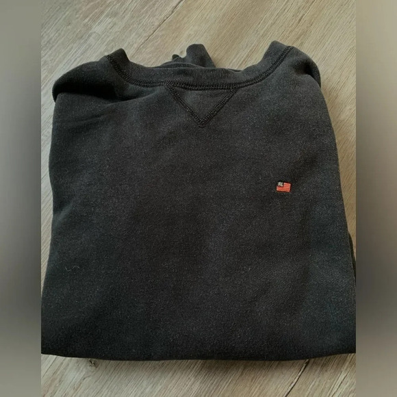 VTG Ralph Lauren Polo Jeans Company Sweatshirt Pullover Crewneck Black Size M